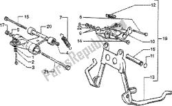 Central stand-swinging arm