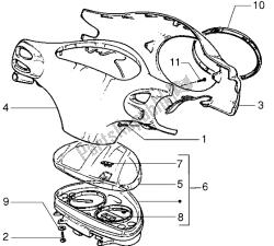 Speedometers kms. - Handlebar covers