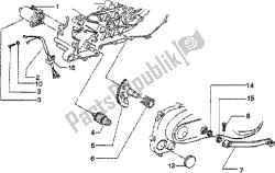 Starting motor-starter lever