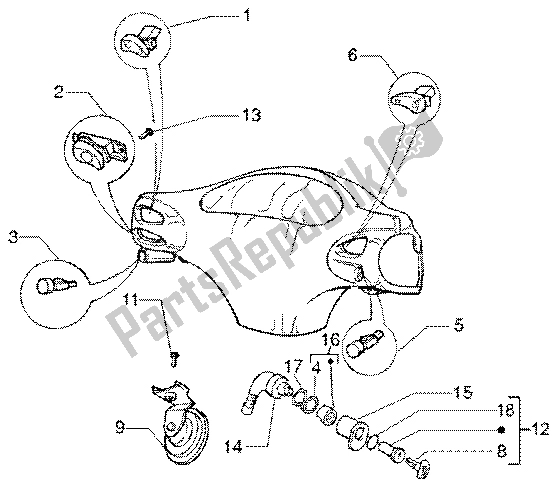 Wszystkie części do Urz? Dzenie Elektryczne Vespa ET4 50 2002