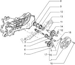 Rear wheel shaft