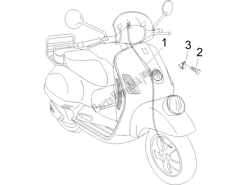 Toutes les pièces pour le Transmissions du Vespa GTV 125 4T E3 UK 2006