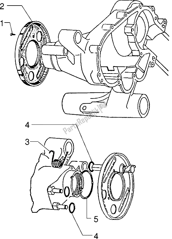 Wszystkie części do O-ring Os? Ony Przeciwpy? Owej Vespa PX 125 E 1992