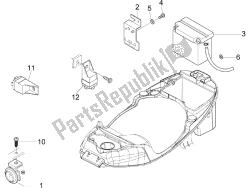 interruttori del telecomando - batteria - avvisatore acustico