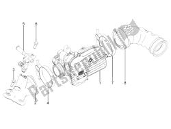 cuerpo del acelerador - inyector - tubo de unión