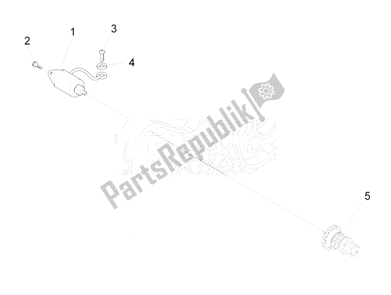 Tutte le parti per il Stater - Avviamento Elettrico del Vespa S 125 4T IE E3 College 2009