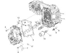 Flywheel magneto cover - Oil filter