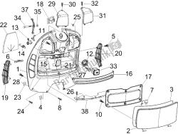 Front glove-box - Knee-guard panel