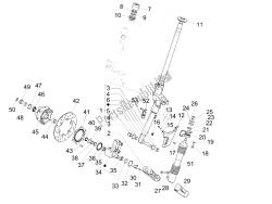 fourche / tube de direction - palier de direction