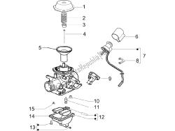 componenti del carburatore