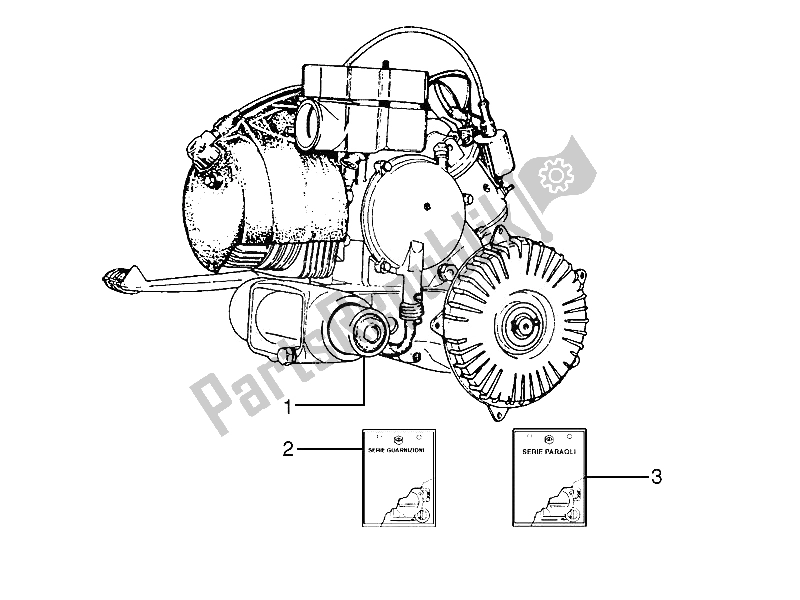 Alle onderdelen voor de Motor Assemblage van de Vespa Vespa PX 150 EU Asia 2011