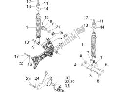 sospensione posteriore - ammortizzatore / i