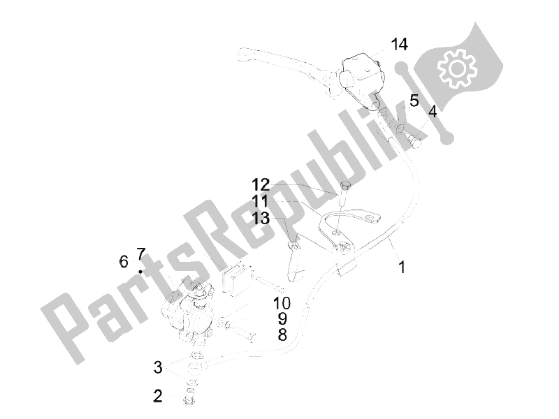 All parts for the Brakes Pipes - Calipers of the Vespa S 125 4T Vietnam 2009