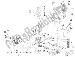 Fork/steering tube - Steering bearing unit