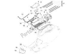 Central cover - Footrests