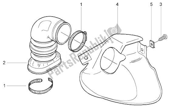 Toutes les pièces pour le Boîte De Refroidissement De Ceinture du Vespa Granturismo 200 L 2003