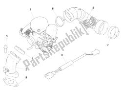 Carburettor, assembly - Union pipe