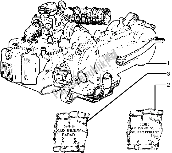 Tutte le parti per il Motore del Vespa ET4 125 1996
