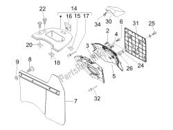 Rear cover - Splash guard