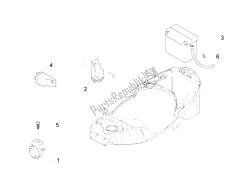 interruttori del telecomando - batteria - avvisatore acustico