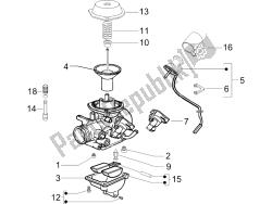 componenti del carburatore