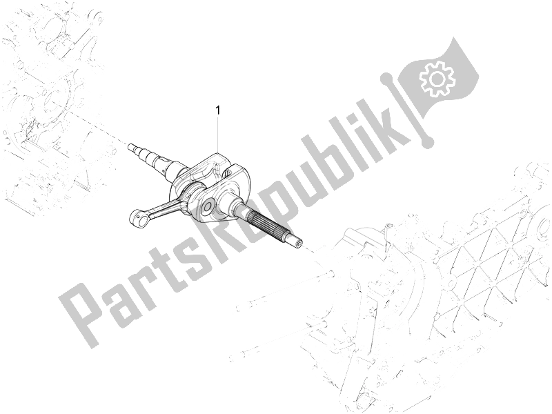 Toutes les pièces pour le Vilebrequin du Vespa GTS Super 150 IE 4T 3V 2014