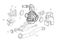 Carburettor, assembly - Union pipe