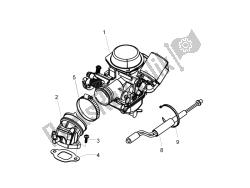 carburateur, montage - koppelingsleiding