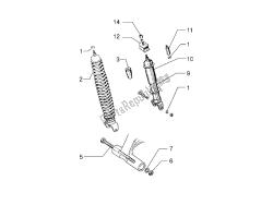 Rear suspension - Shock absorber/s