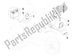 interruptores de control remoto - batería - bocina