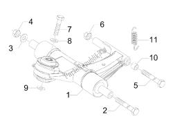 Swinging arm