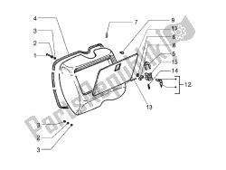 Front glove-box - Knee-guard panel