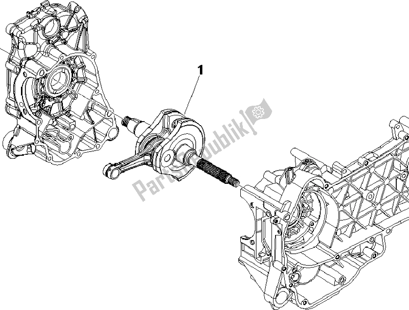 Tutte le parti per il Albero A Gomiti del Vespa S 150 4T Vietnam 2009