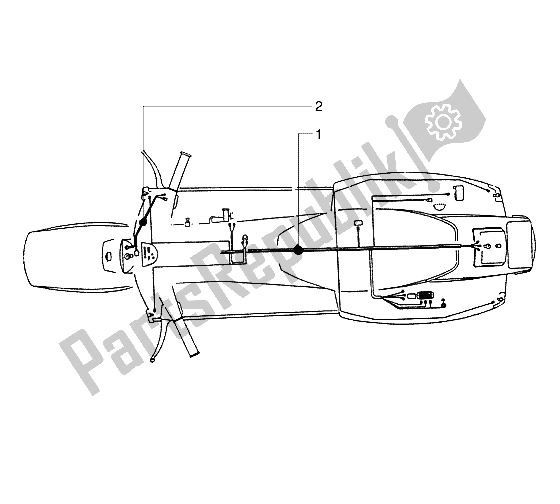 Wszystkie części do Wi? Zki Przewodów Vespa PX 200 E 1985