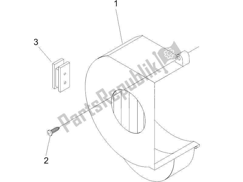 All parts for the Flywheel Magneto Cover - Oil Filter of the Vespa LX 50 2T D 2005