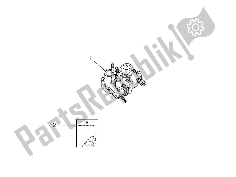 All parts for the Carburettor, Assembly - Union Pipe of the Vespa PX 125 2011