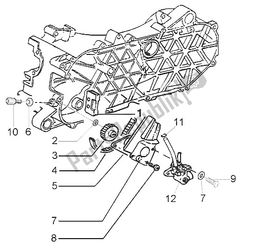 Toutes les pièces pour le La Pompe à Huile du Vespa LX 50 2T 2005