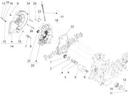 Flywheel magneto cover - Oil filter