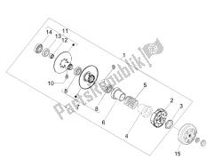 Driven pulley