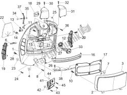 Front glove-box - Knee-guard panel