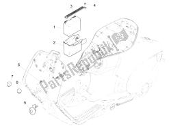 interruttori del telecomando - batteria - avvisatore acustico