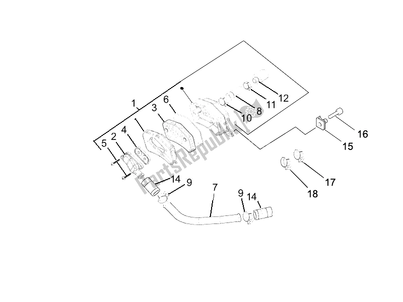 Toutes les pièces pour le Boîte à Air Secondaire du Vespa Vespa PX 150 EU Asia 2011