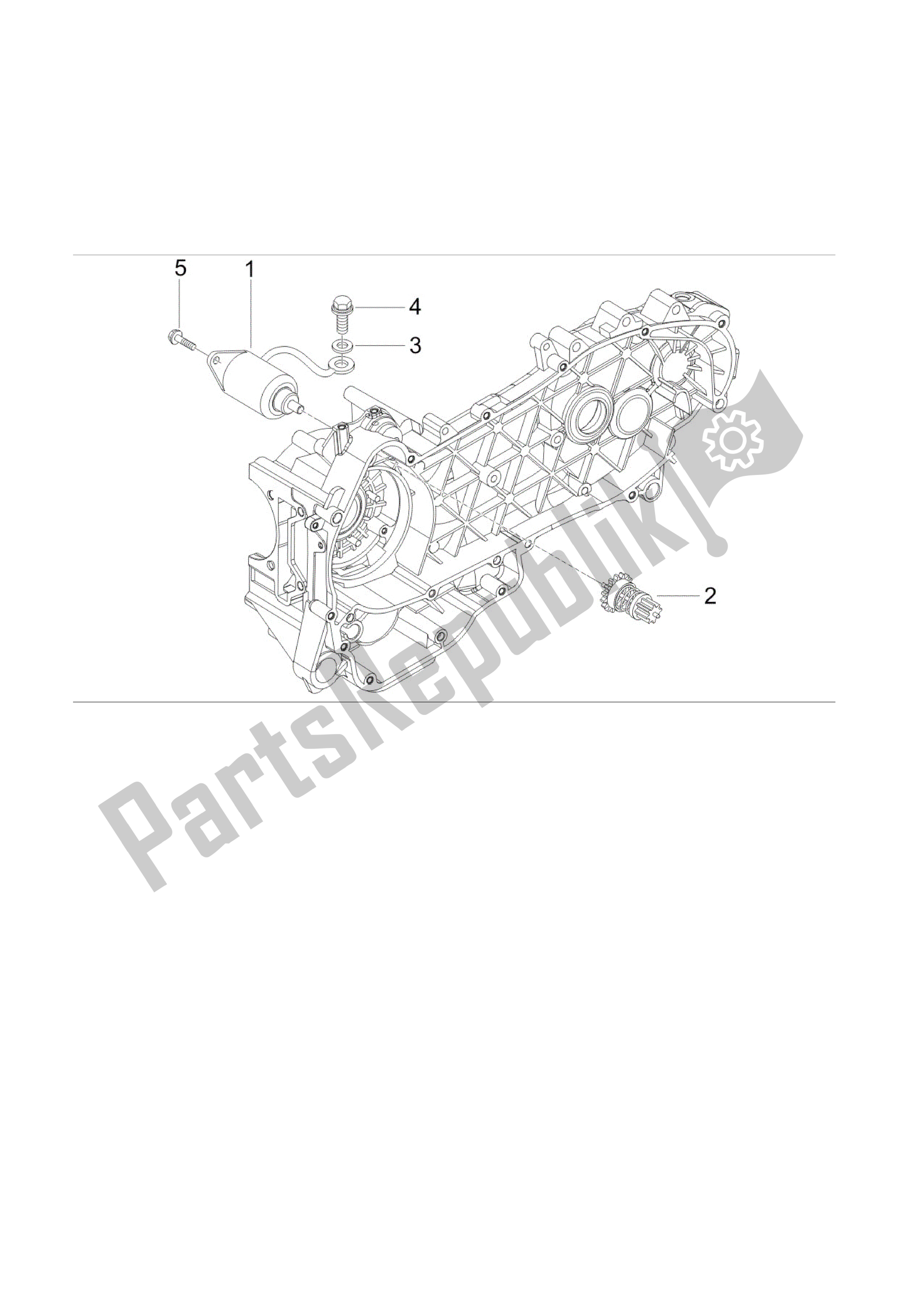 Toutes les pièces pour le Arranque - Arranque Electrico du Vespa Granturismo 200 2005 - 2007