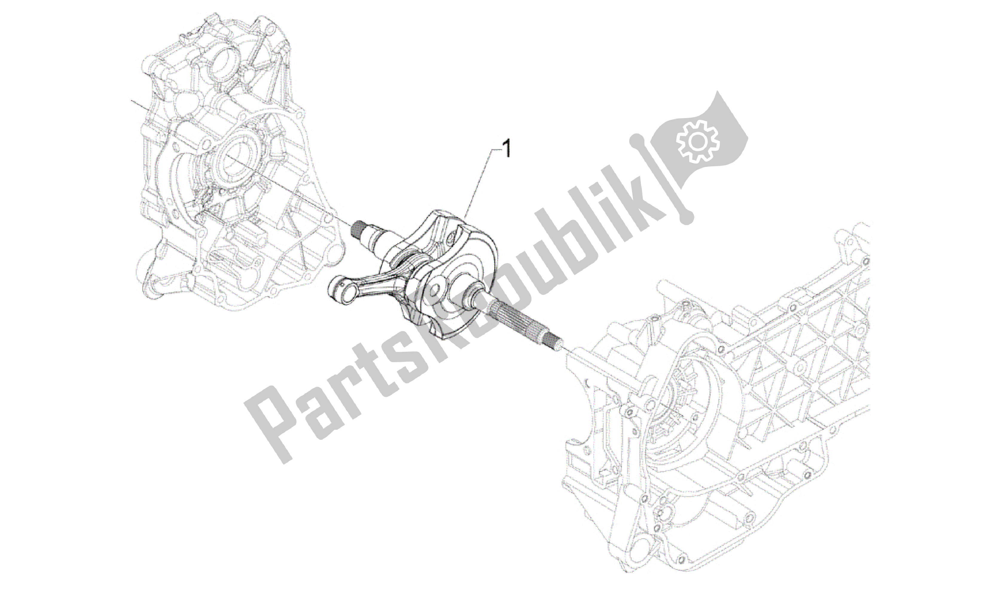 Tutte le parti per il Cigüeñal del Vespa GTS 300 2011 - 2012