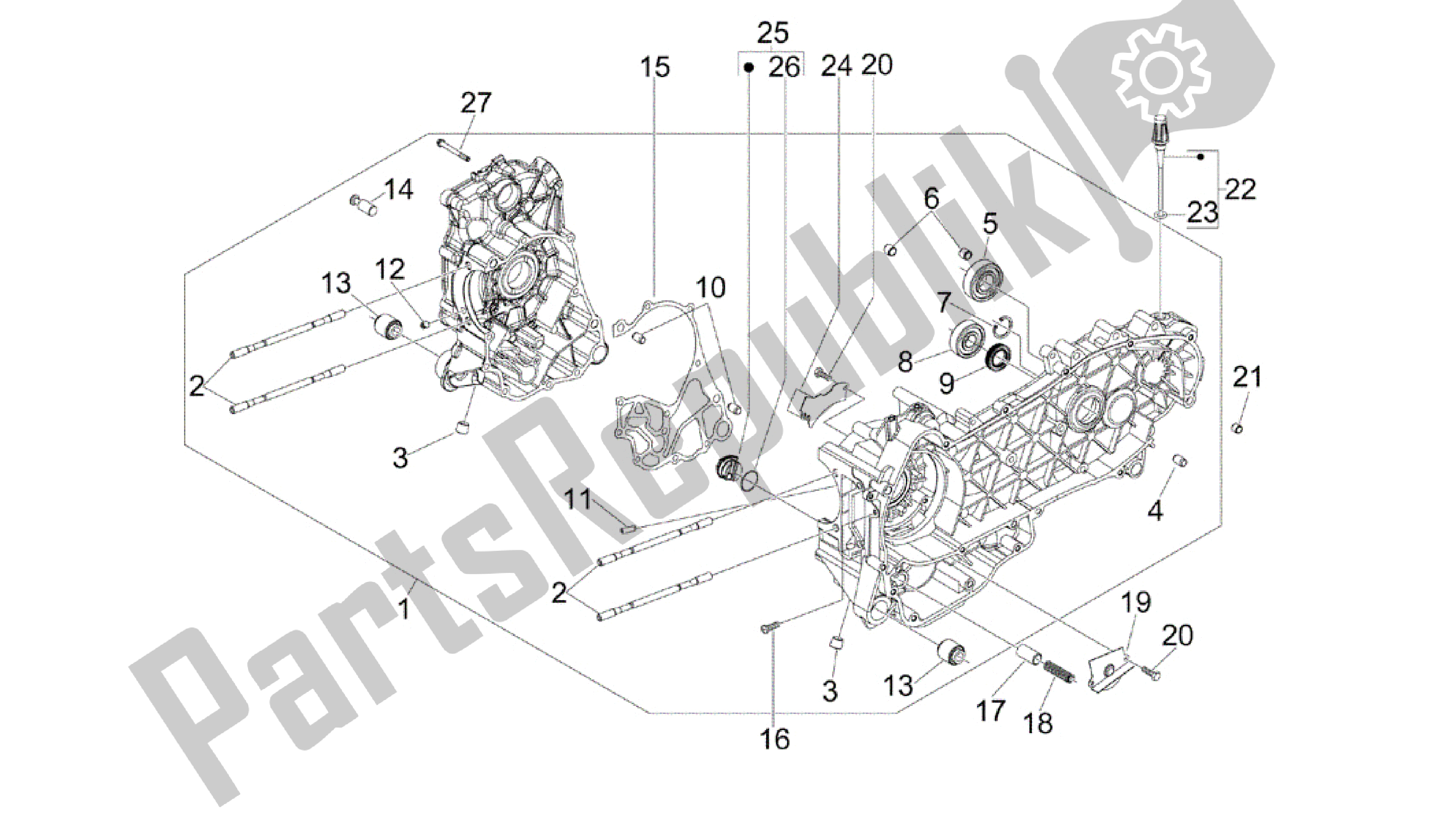 Tutte le parti per il Carrettiere del Vespa GTS 300 2008 - 2014