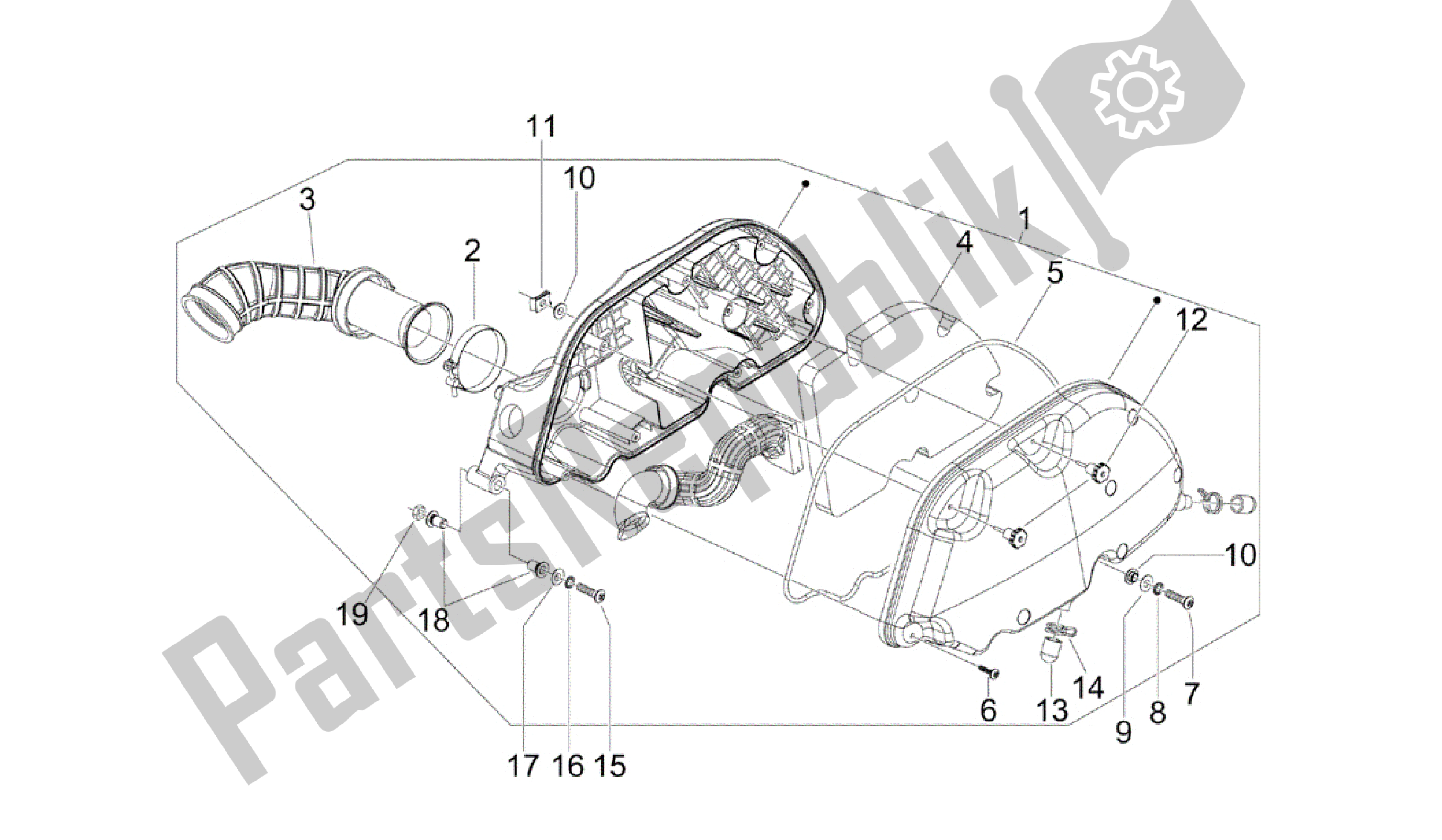 Toutes les pièces pour le Filtro De Aire du Vespa GTS 300 2008 - 2014