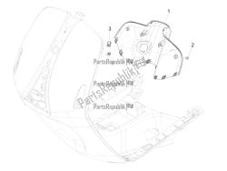 Front glove-box - Knee-guard panel