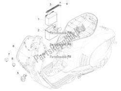 interruttori del telecomando - batteria - avvisatore acustico