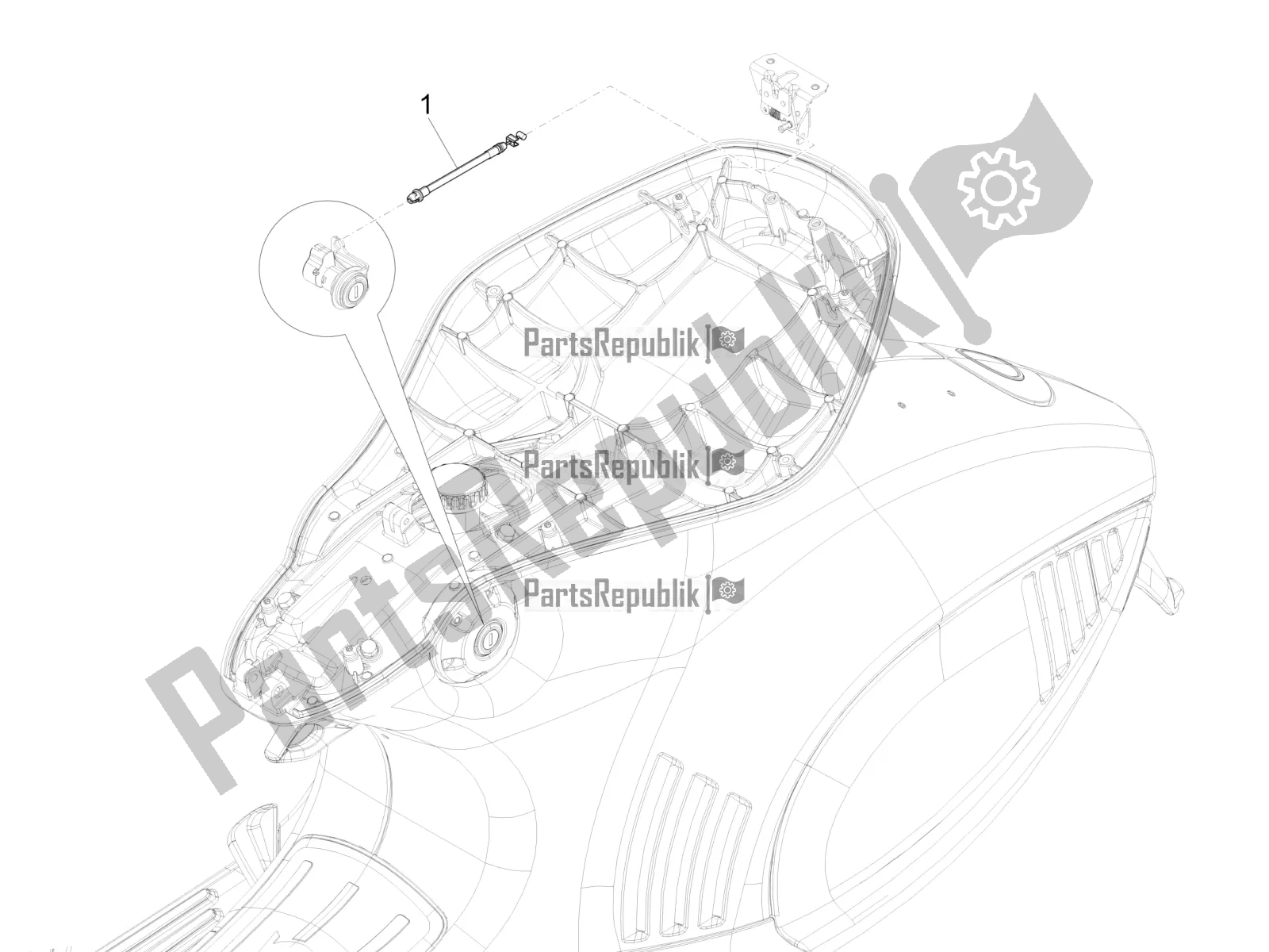 Tutte le parti per il Trasmissioni del Vespa 946 125 4T 3V ABS 2018