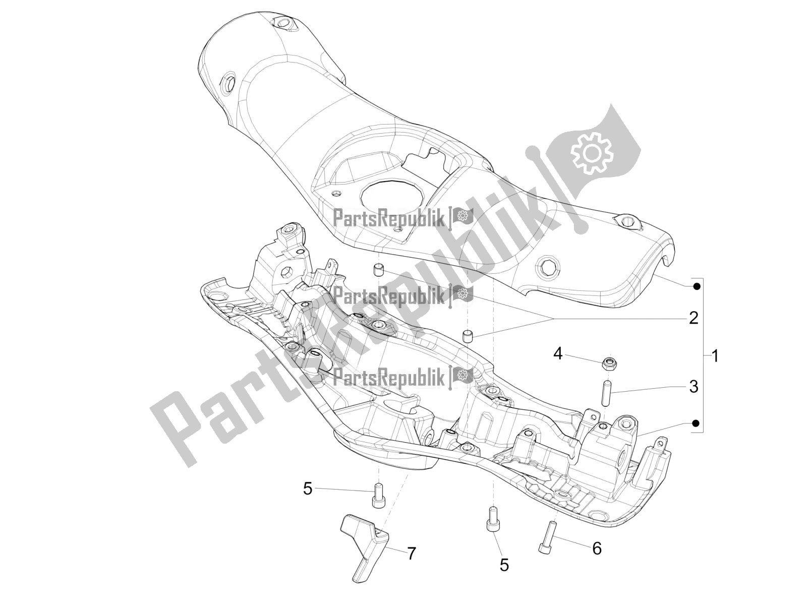 Todas las partes para Coberturas De Manillar de Vespa 946 150 4T 3V ABS 2016